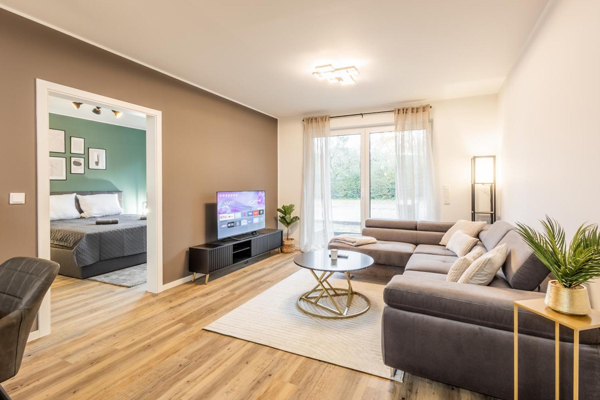 Premium Suite 02 I Smart-Tv I Terrasse I Wifi Хамм Экстерьер фото